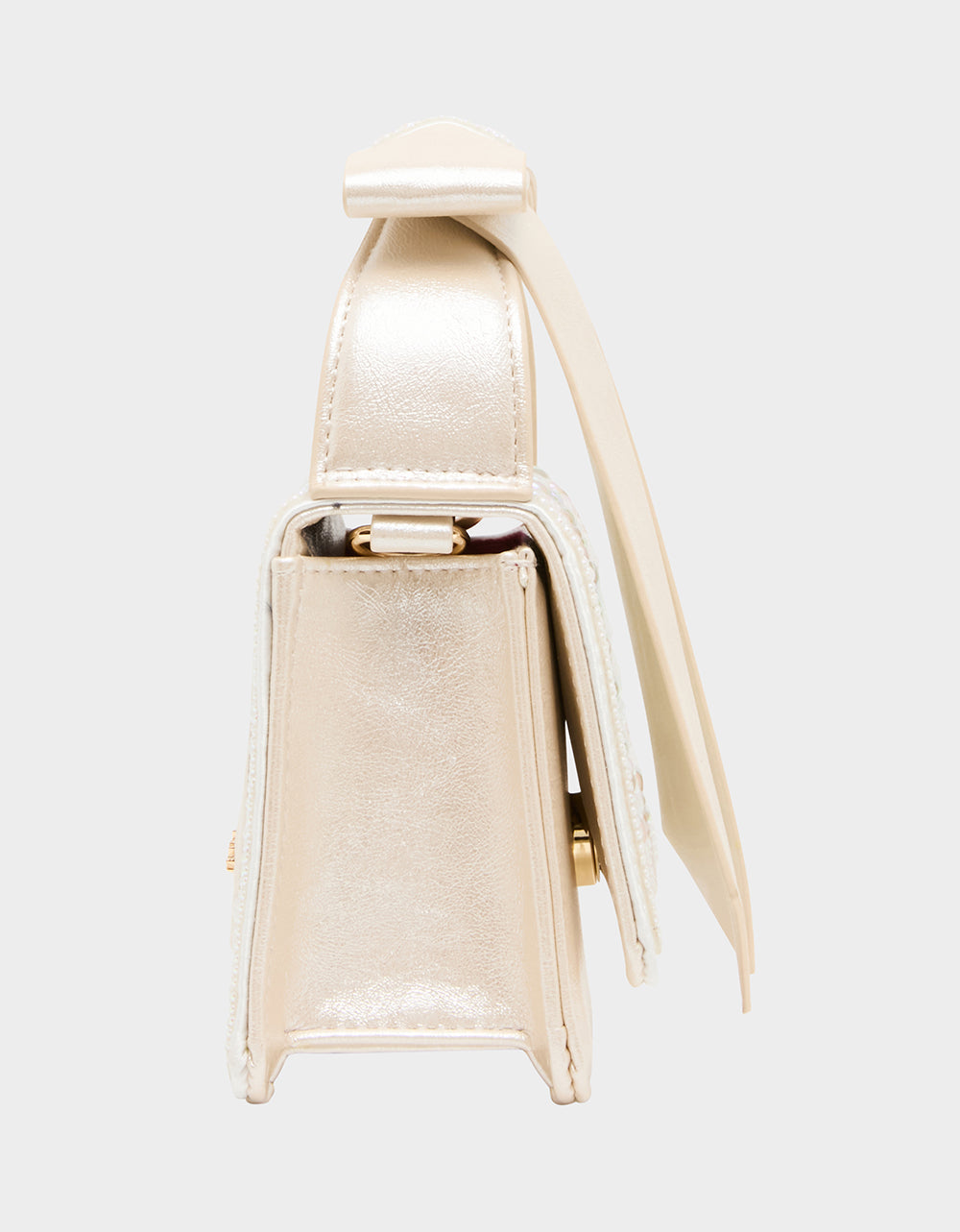 BOW FLAP MINI BAG IVORY