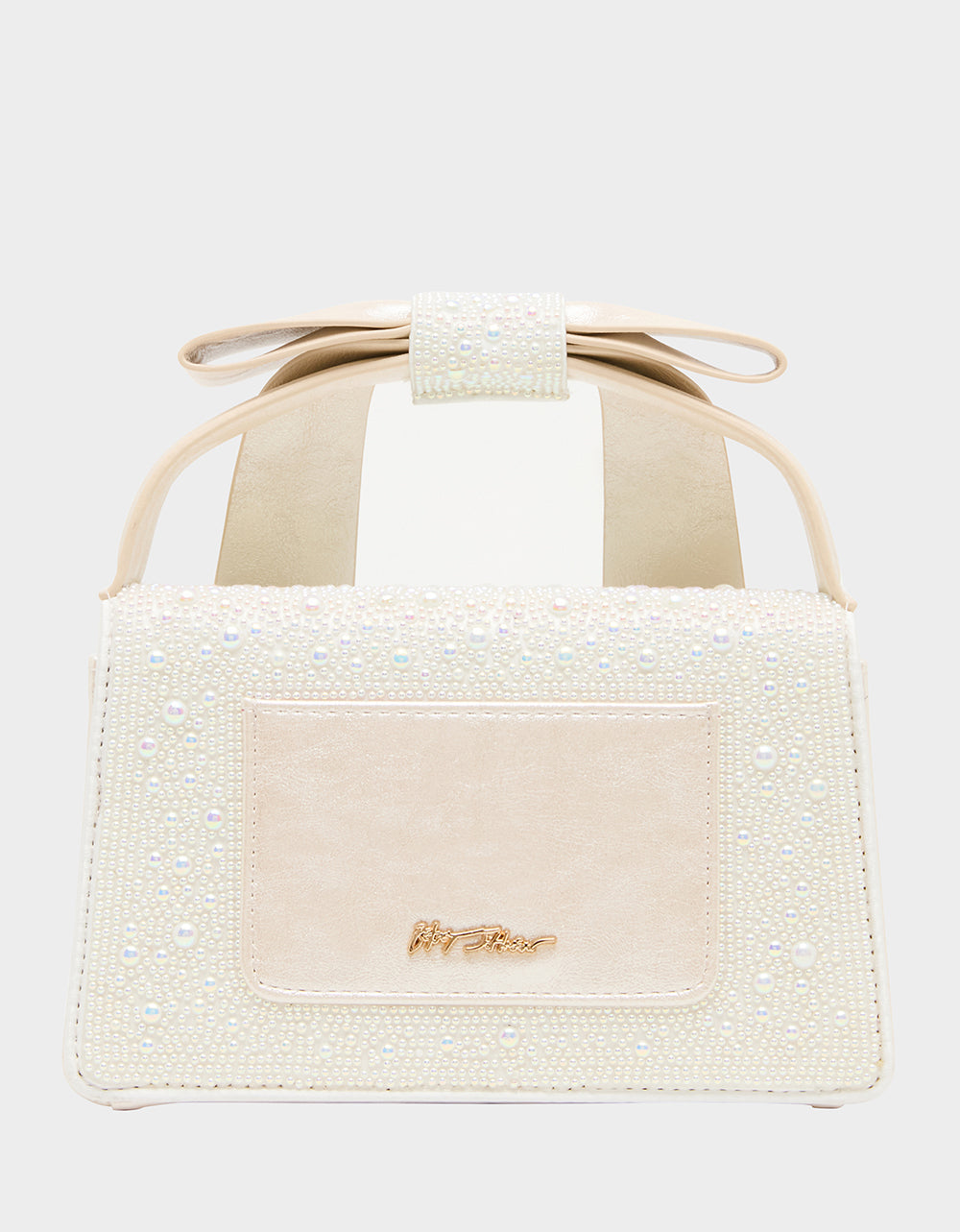 BOW FLAP MINI BAG IVORY