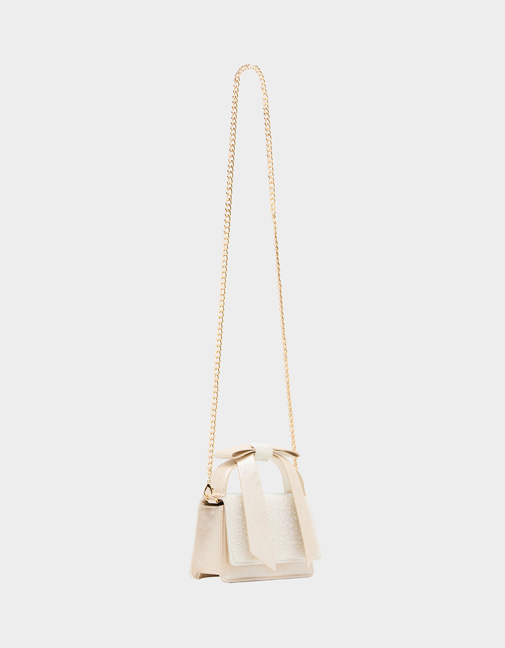 BOW FLAP MINI BAG IVORY