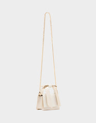 BOW FLAP MINI BAG IVORY