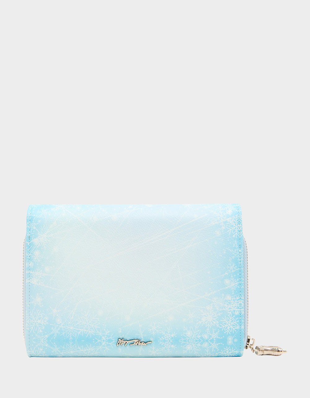 PUCKIN' AROUND WALLET ON CHAIN LIGHT BLUE