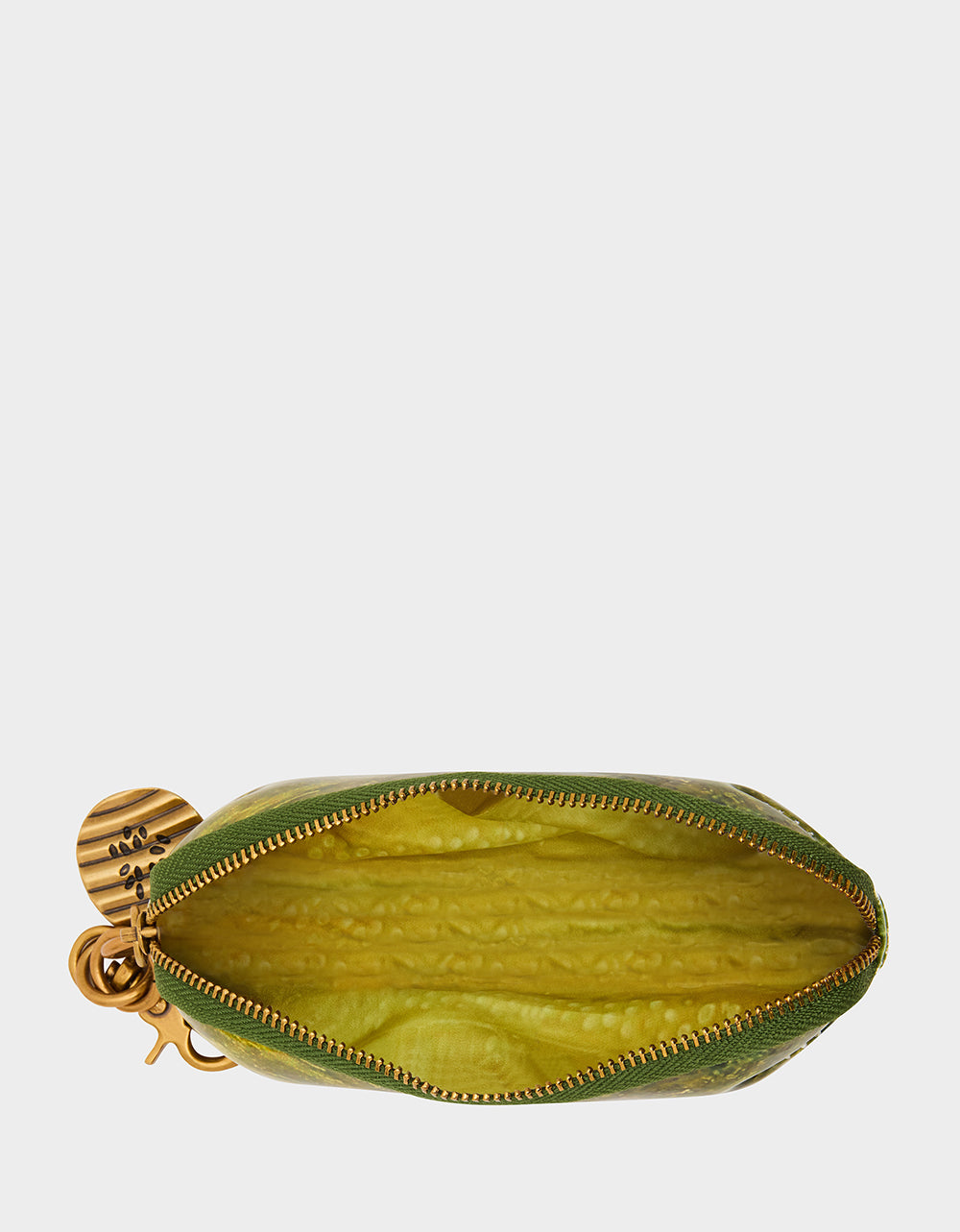 PICKLE DANGLE BAG CHARM GREEN